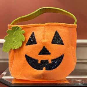 Orange Pumpkin Trick-or-Treat Bag